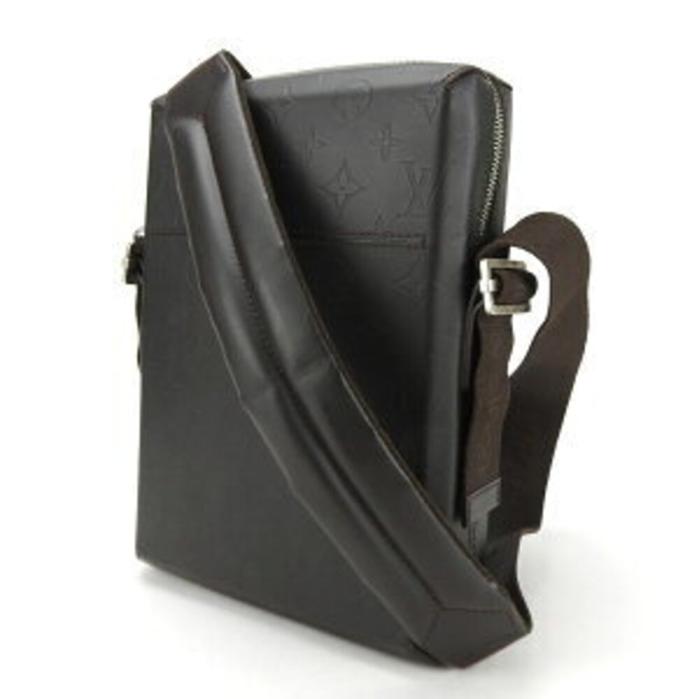 Louis Vuitton Leather Bag Brown Cafe Shoulder Boy Glace